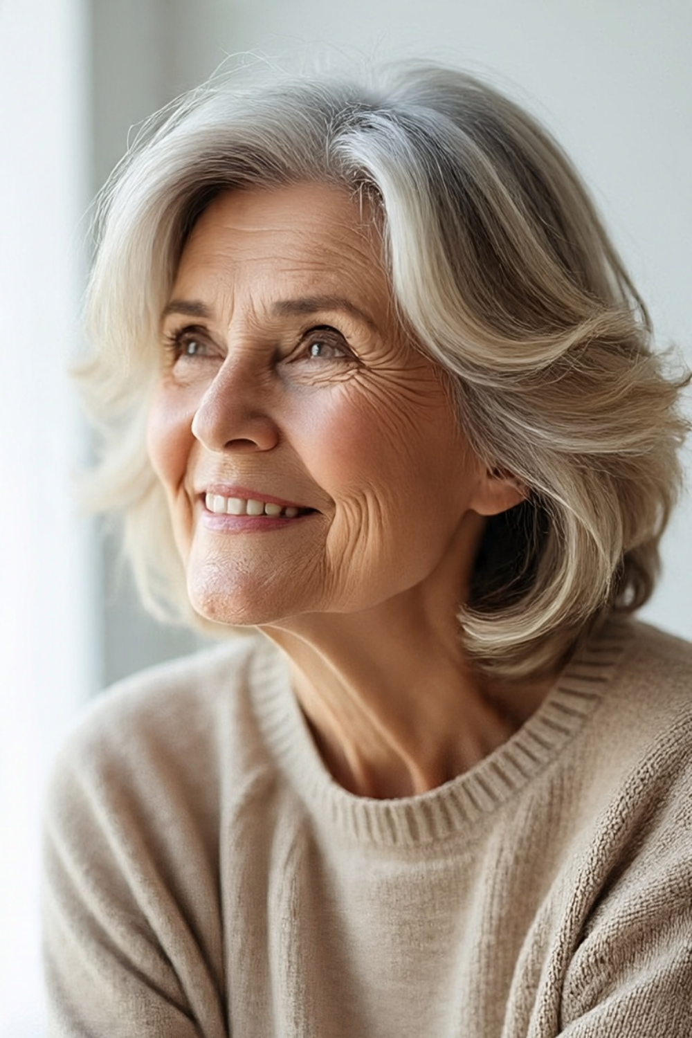 25 Meilleures Coiffures Shag pour Femmes de Plus de 60 Ans