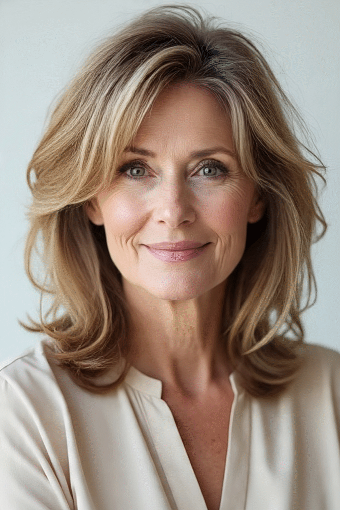 23 Meilleures Coiffures Shag pour Femmes de Plus de 50 Ans